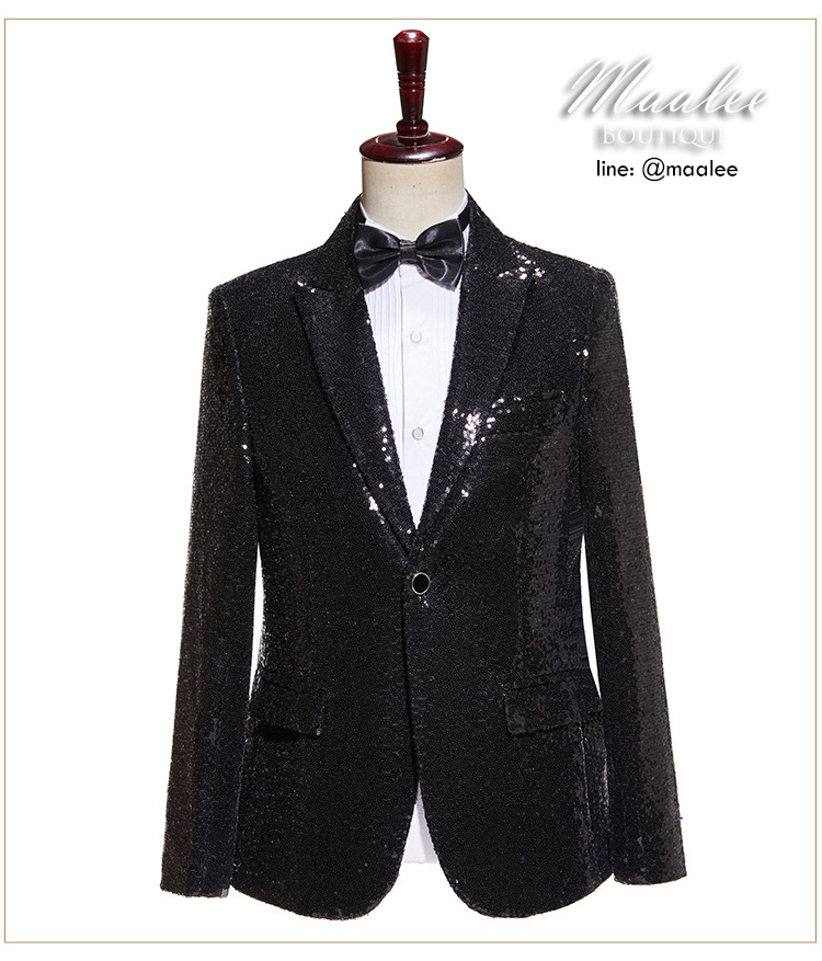 Pre-order ชุดสูทชาย สูทแฟชั่น สูทกลิตเตอร์