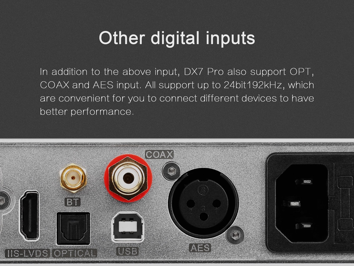 ขาย TOPPING DX7 Pro DAC/AMP ตั้งโต๊ะรองรับ Bluetooth 5.0 , 32BIT/768kHz , DSD1024