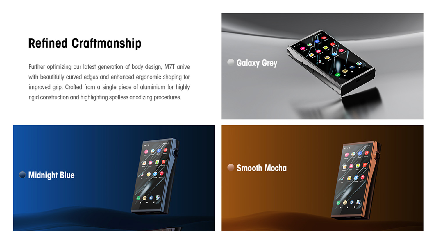 Shanling M7T DAP Android เสียงระดับเทพ ใช้หลอด JAN6418 คู่ ปรับโหมดเสียงได้ ประกันศูนย์ไทย