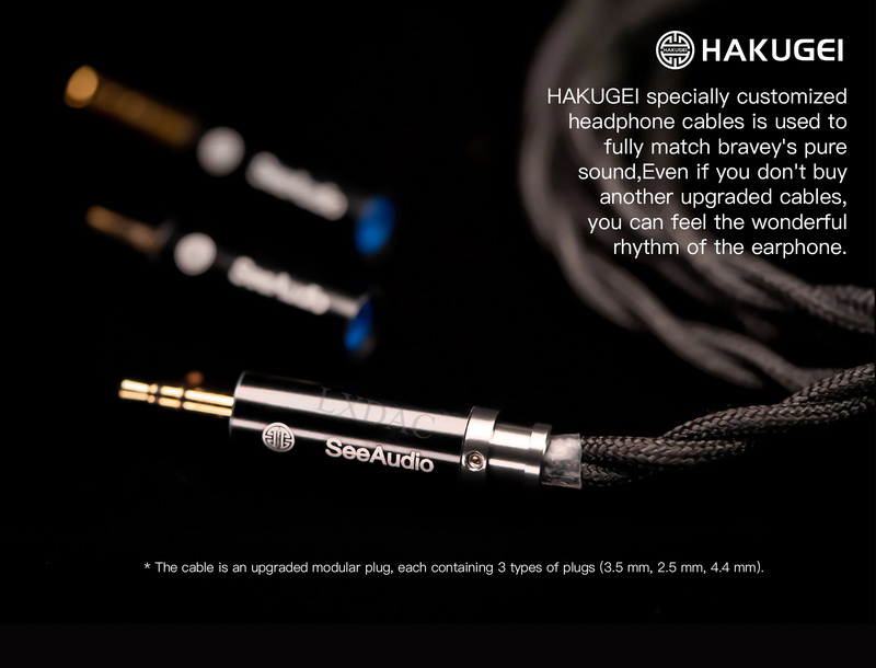 See Audio Bravery Limited หูฟังอินเอียร์มอนิเตอร์ 4 ไดรเวอร์ รุ่นพิเศษ ประกันศูนย์ไทย