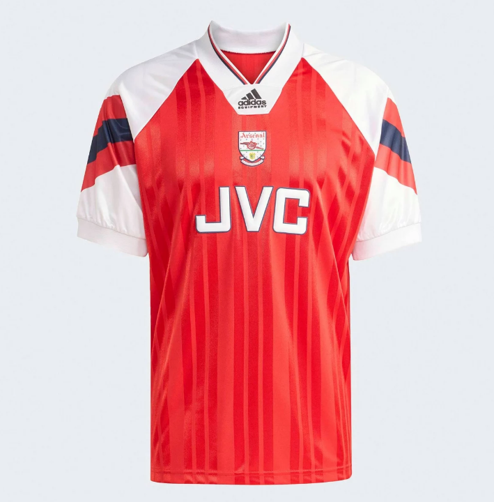 เสื้อย้อนยุคอาร์เซนอล Arsenal adidas 92-94 Home ของแท้