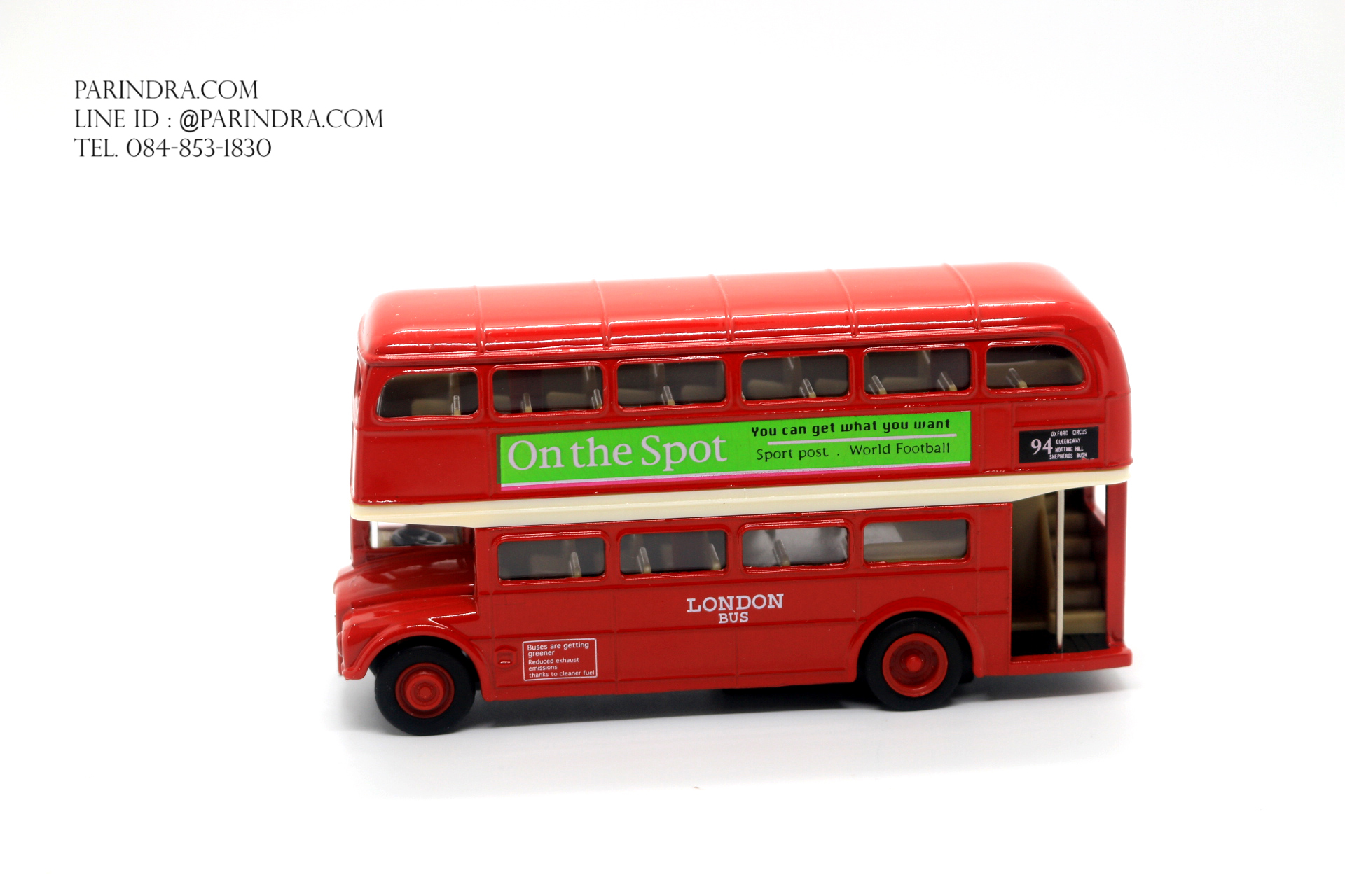 โมเดลรถเหล็ก London Bus รถบัสลอนดอน Die Cast Metal