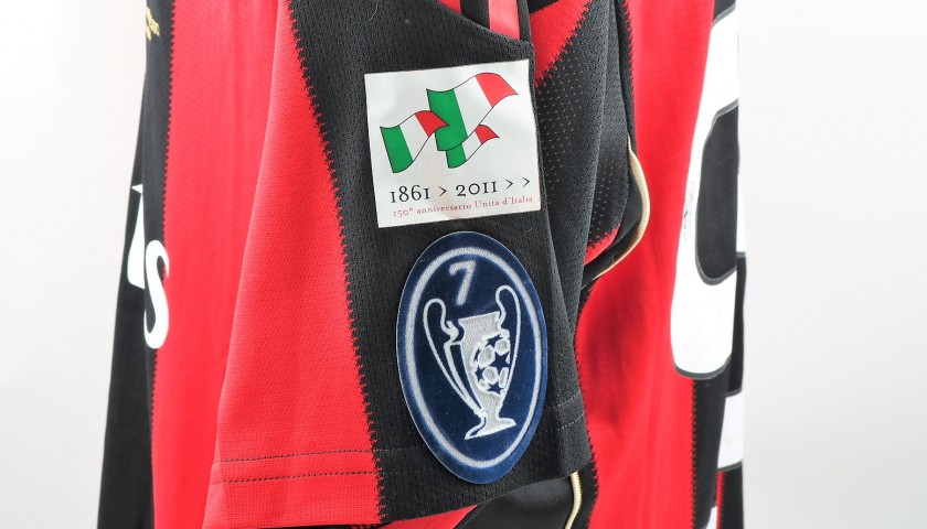 อาร์มสัญลักษณ์ฟุตบอล การแข่งขันฟุตบอลกัลโช่ เซเรียเอ - 1861 > 2011 >> 150' anniversario d'Italia (ครบรอบ 150 ปี การรวมชาติอิตาลี) PLAYER SIZE ใหม่ / CALCIO SERIE A National Football League PLAYER SIZE Football Patch/Badge - 1861 > 20