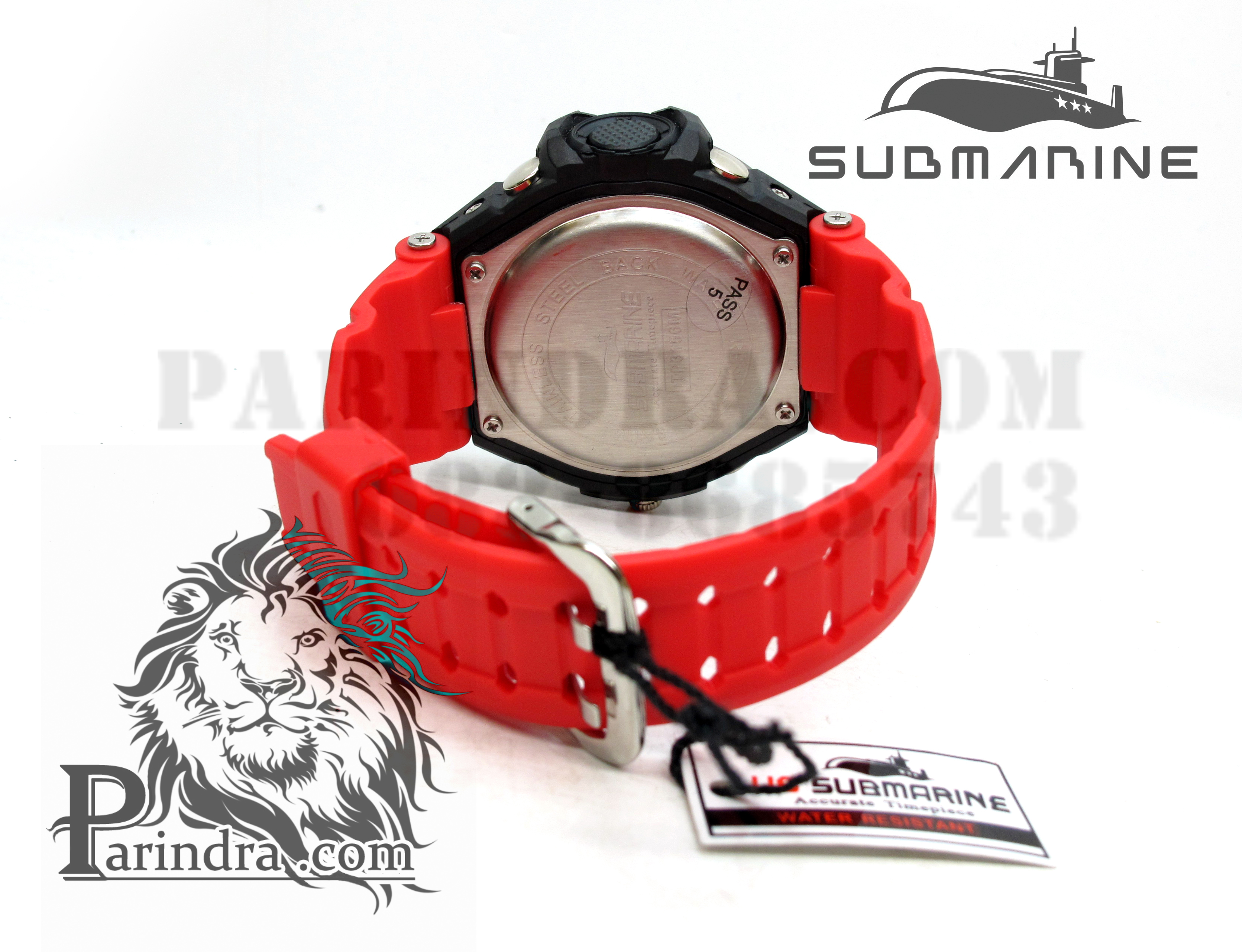 นาฬิกา US submarine Adventure Protector รุ่น TP3156M สีแดง(พื้นดำ)