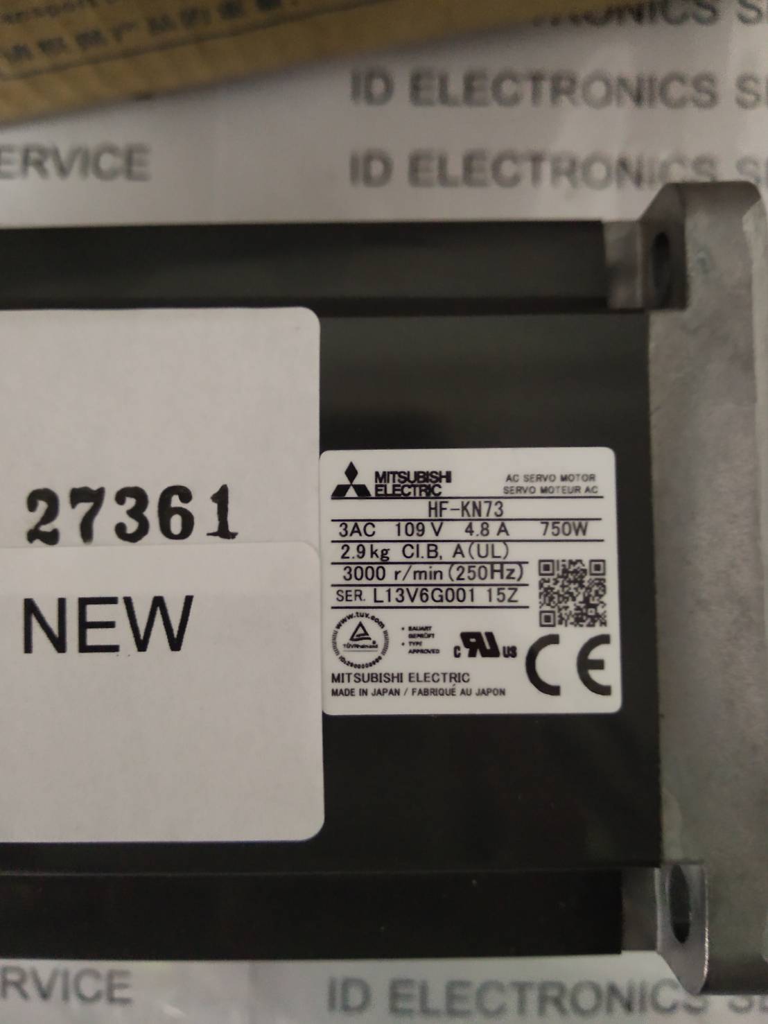 HF-KN73 SERVO MOTOR " MITSUBISHI "