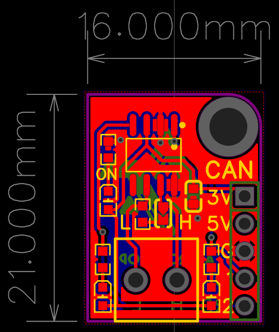 ATD3.5-S3 CAN bus shield โมดูลเสริม CAN bus สำหรับ ATD3.5-S3