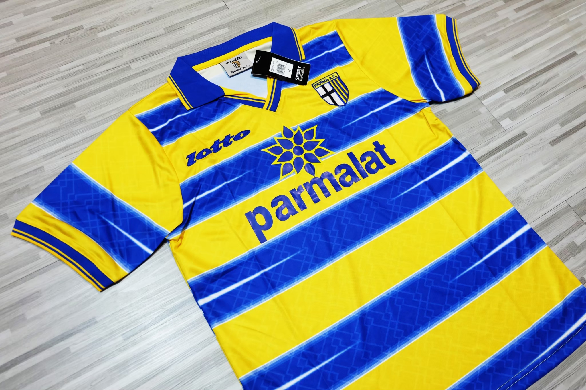 Parma 1998/99 Home Vintage Jersey Buffon เสื้อฟุตบอลปาร์มา เสื้อปาร์มาย้อนยุค Parmalet