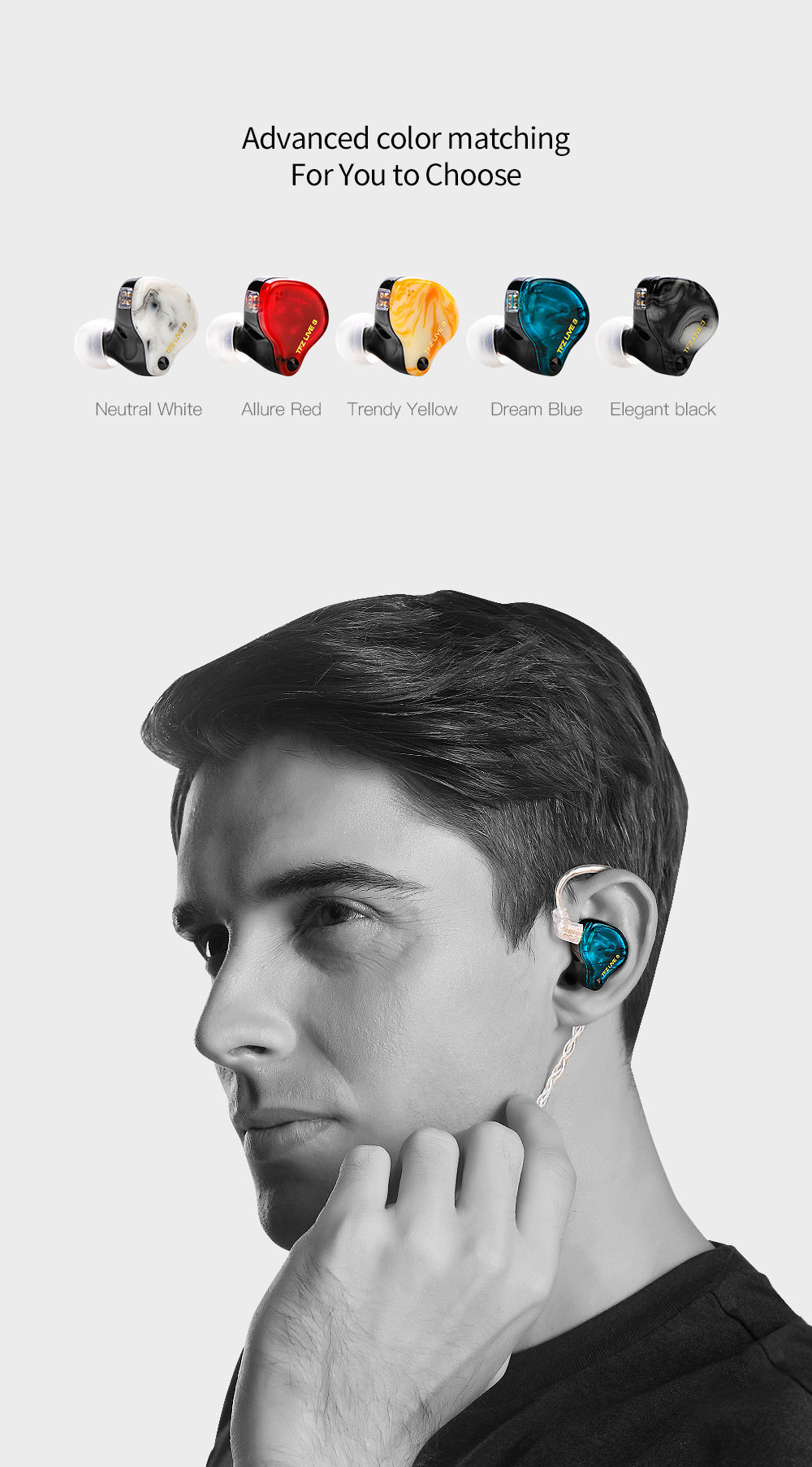 ขาย TFZ LIVE 3 หูฟัง Dynamic หูฟังที่ใช้เทคโนโลยีเดียวกับหูฟังที่ได้รางวัล VGP Gold Award