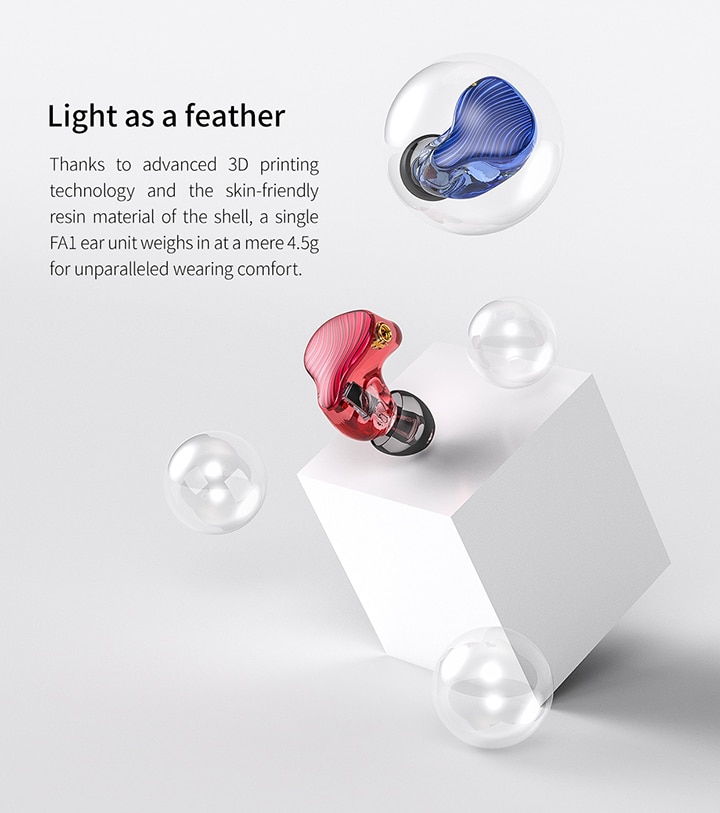 ขาย FiiO FA1 หูฟัง Pure Balanced 1 ไดร์เวอร์ ถอดสายได้