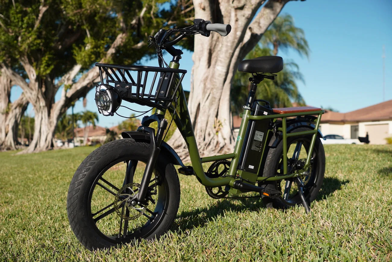 จักรยานไฟฟ้า Fiido T1 CARGO Utility Electric Bike Fat tires เกียร์ 7สปีด แรง 750วัตต์ ล้อ 20นิ้ว