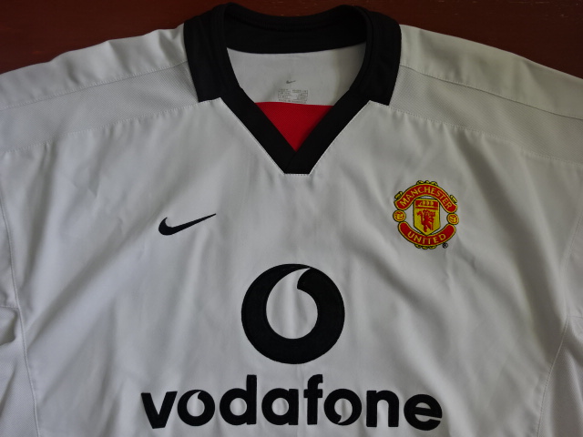 เสื้อฟุตบอล ทีมสโมสรแมนเชสเตอร์ ยูไนเต็ด ชุดเยือน 2000/2003 M-Size / MANCHESTER UNITED Football Shirt Away Kit 2000/2003 Jersey M-Size