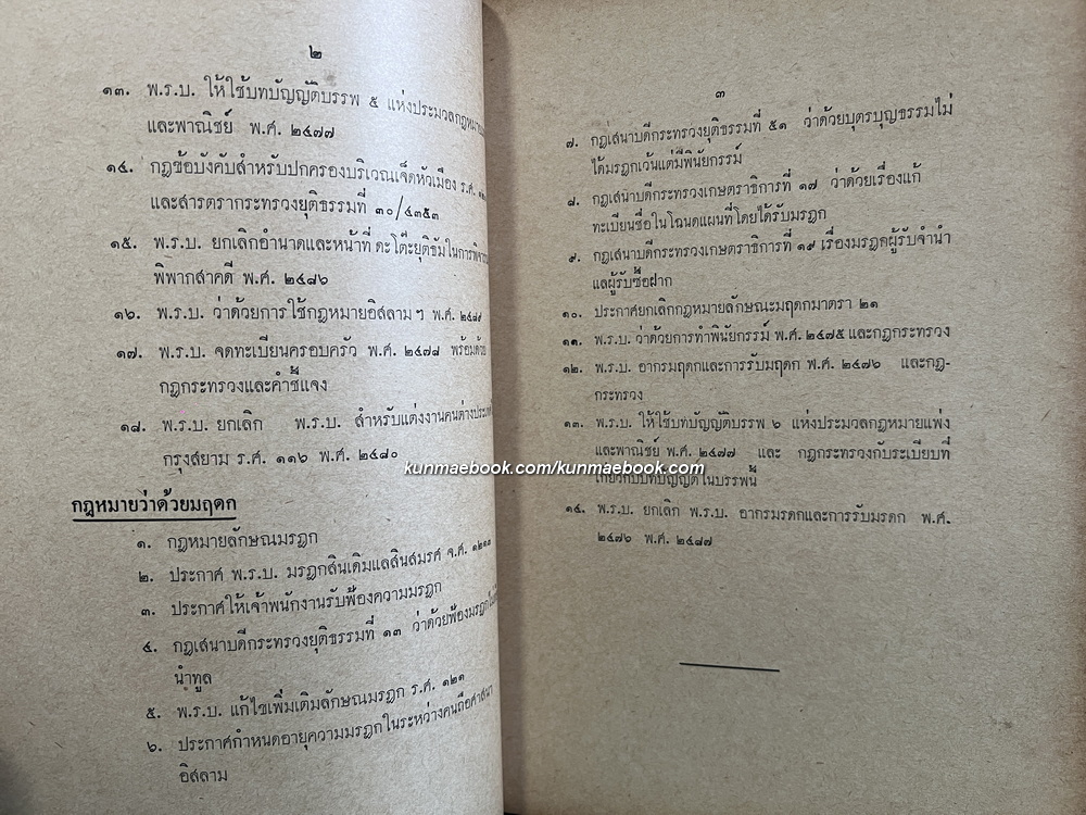 พระธรรมเทศนา / กฎหมายครอบครัว-มฤดก เก่าและใหม่ / อนุสรณ์ ท่านผู้หญิงกลีบ มหิธร