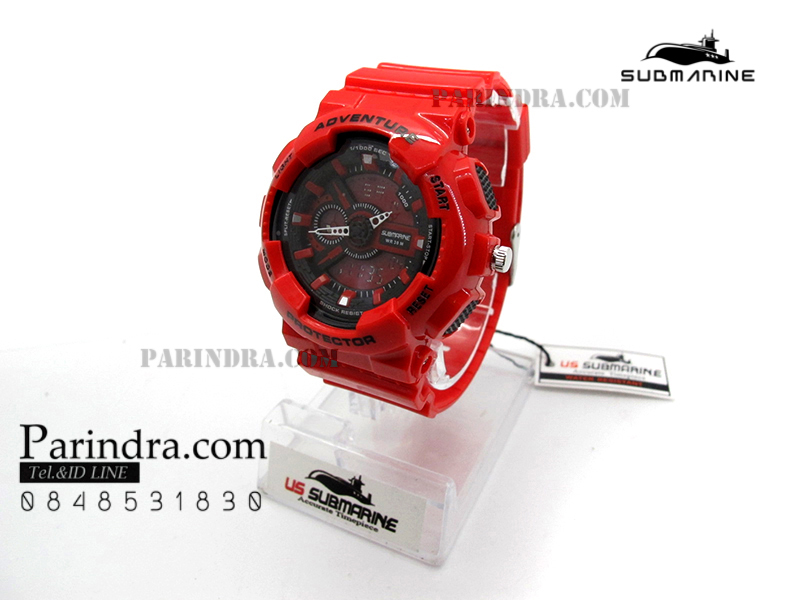 นาฬิกา US submarine Adventure Protector รุ่น TP3163L สีแดงล้วน