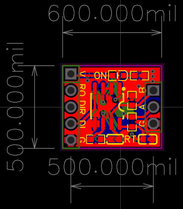 SP3485 โมดูลแปลง RS485 3.3V 5V UART to RS485 Module