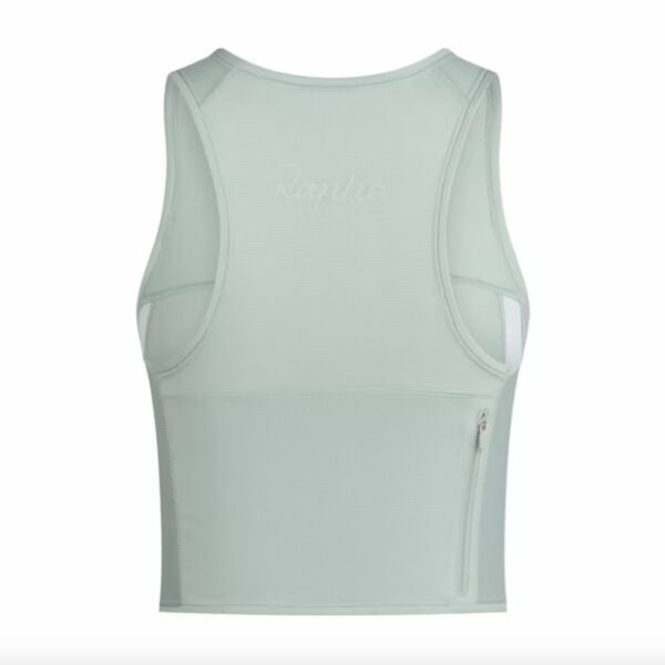 RAPHA WOMEN’S CROPPED ZIP TANK