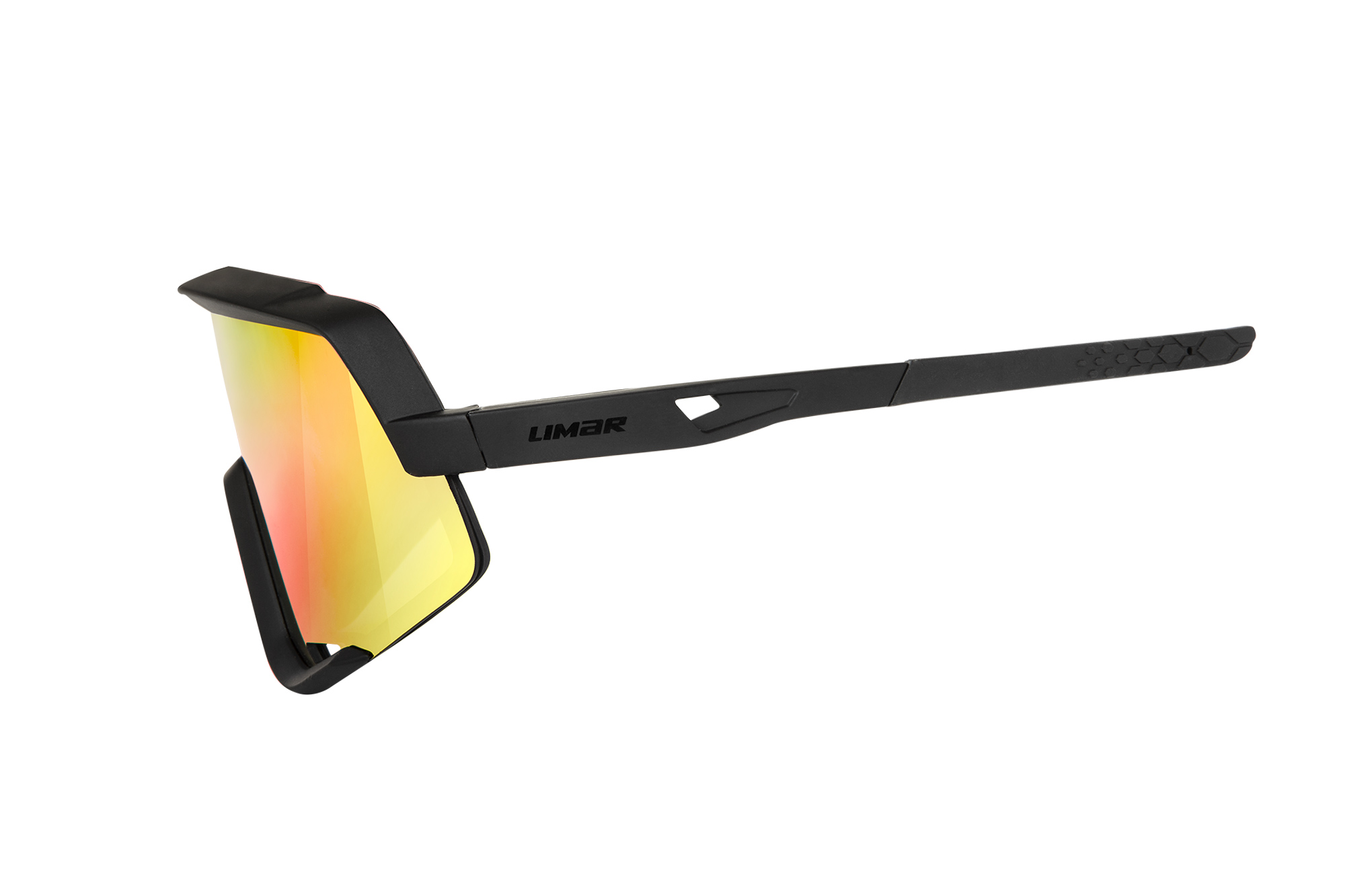 แว่นกันแดด Limar CAOS cycling sungalsses กรอบแว่นผลิตจาก Grilamid TR90 น้ำหนักเบา ยืดหยุ่น และทนทานมากกว่าโพลีคาร์บอเนตทั่วไป ป้องกันรังสี UV400 ได้ 100%