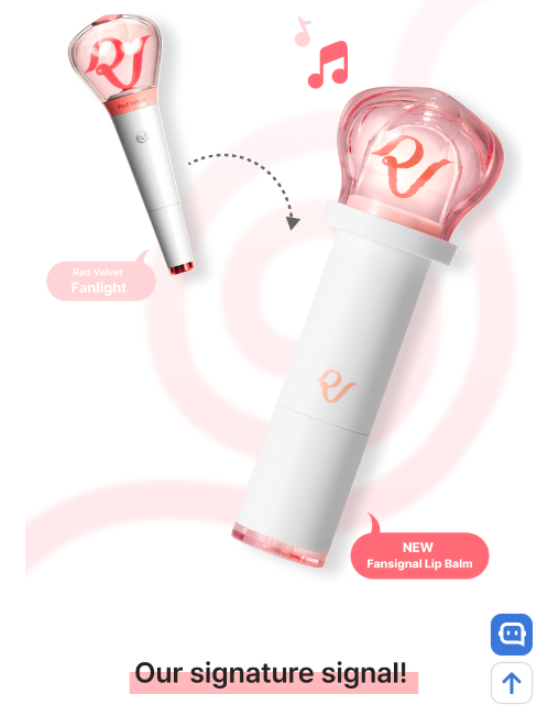 พรี Red Velvet OA.SM Fansignal Lip Balm นำเข้า 9 - 14 วัน