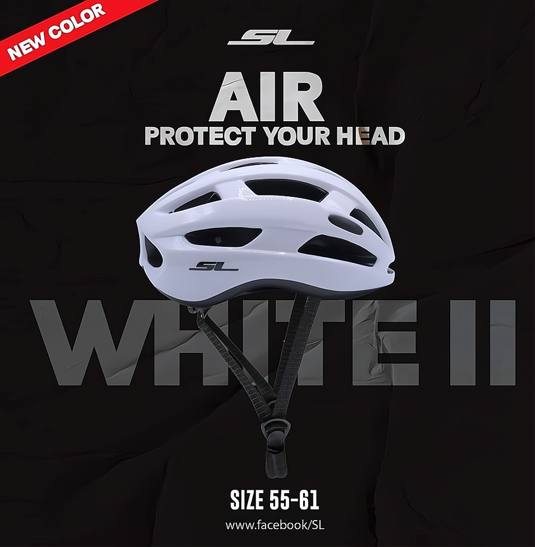 หมวกจักรยาน SL AIR SERIES Road Helmet น้ำหนักเบา และ ลู่ลม หมวก