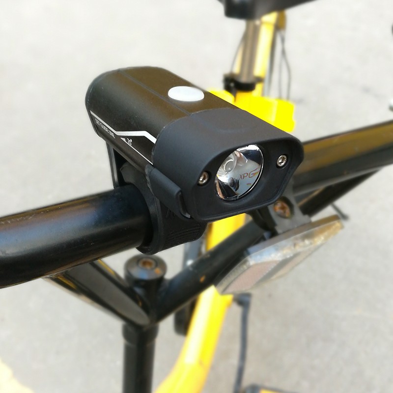 ไฟหน้า SpoLite ,HYD-018 Cree L2 Compact Bike Light (USB charge) สีดำ กันน้ำได้