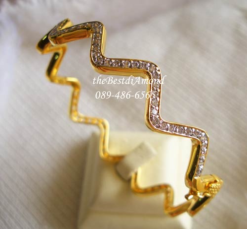 BB028+++กำไล Wave Style+++กำไลstyle modern ดูโฉบเฉี่ยว เปรี้ยว แอบน่ารักในตัว แบบไม่เวอร์มาก แต่งานสวย ใส่ติดข้อมือได้เลย ไม่ควรพลาดค่ะ