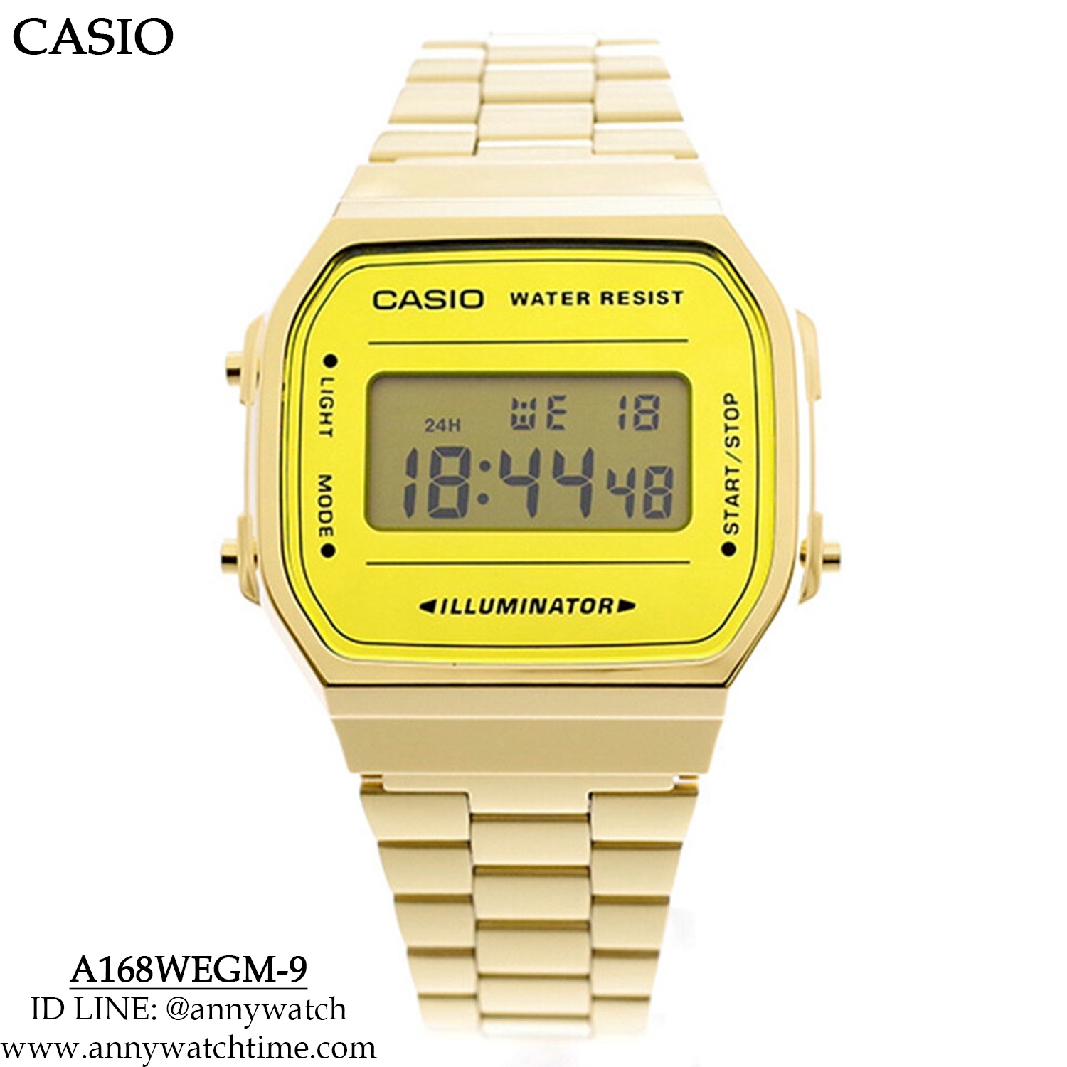 CASIO A168WEGM-9