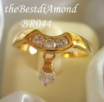 BR044+++แหวนตุ้งติ้ง+++แหวนน่ารักๆ ที่สาวๆไม่ควรพลาดค่ะ เวลาห้อยมือ จะห้อยลงมาตามนิ้ว เก๋ ดีนะคะ