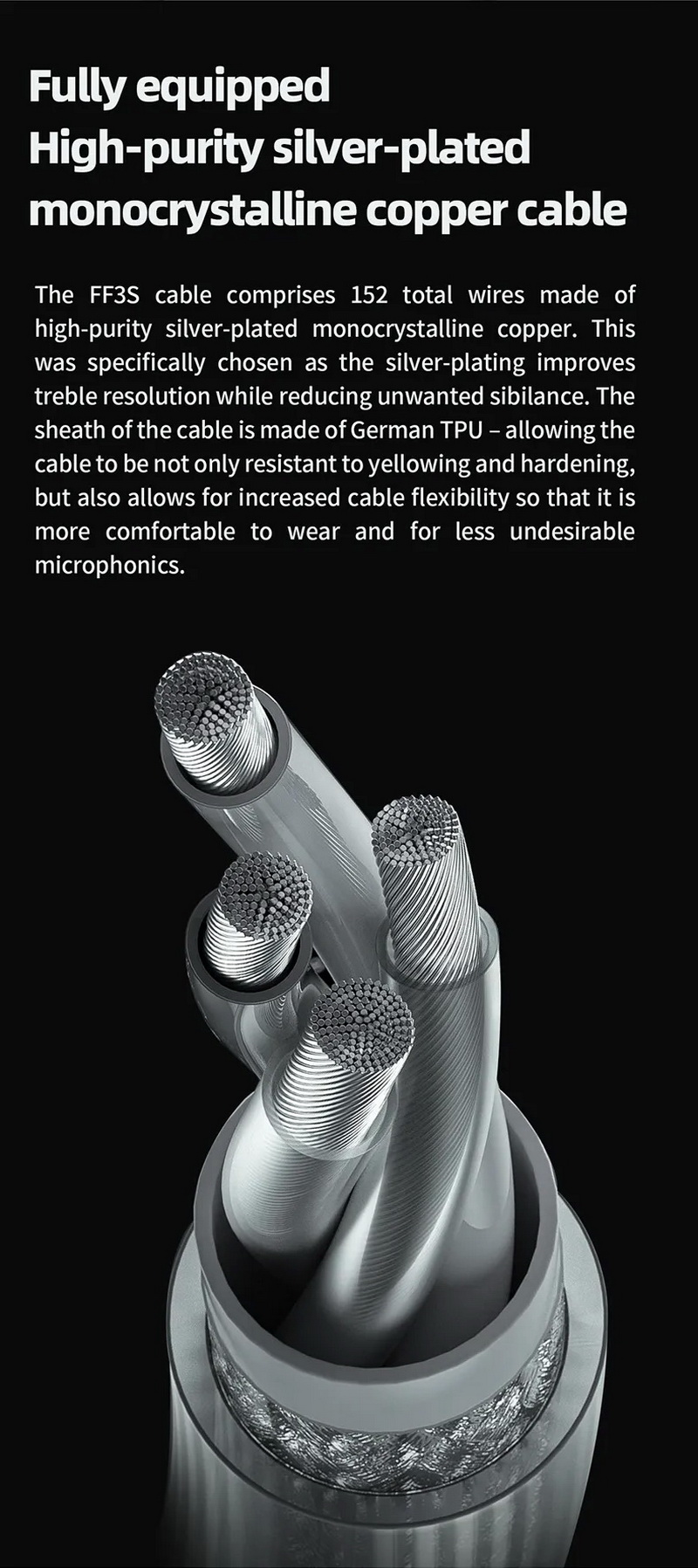 FiiO FF3S เอียบัดถอดสายได้ หูฟัง แบบ Drum ไดรเวอร์ Dynamic ไดอะแฟรมชุบ Beryllium ประกันศูนย์ไทย