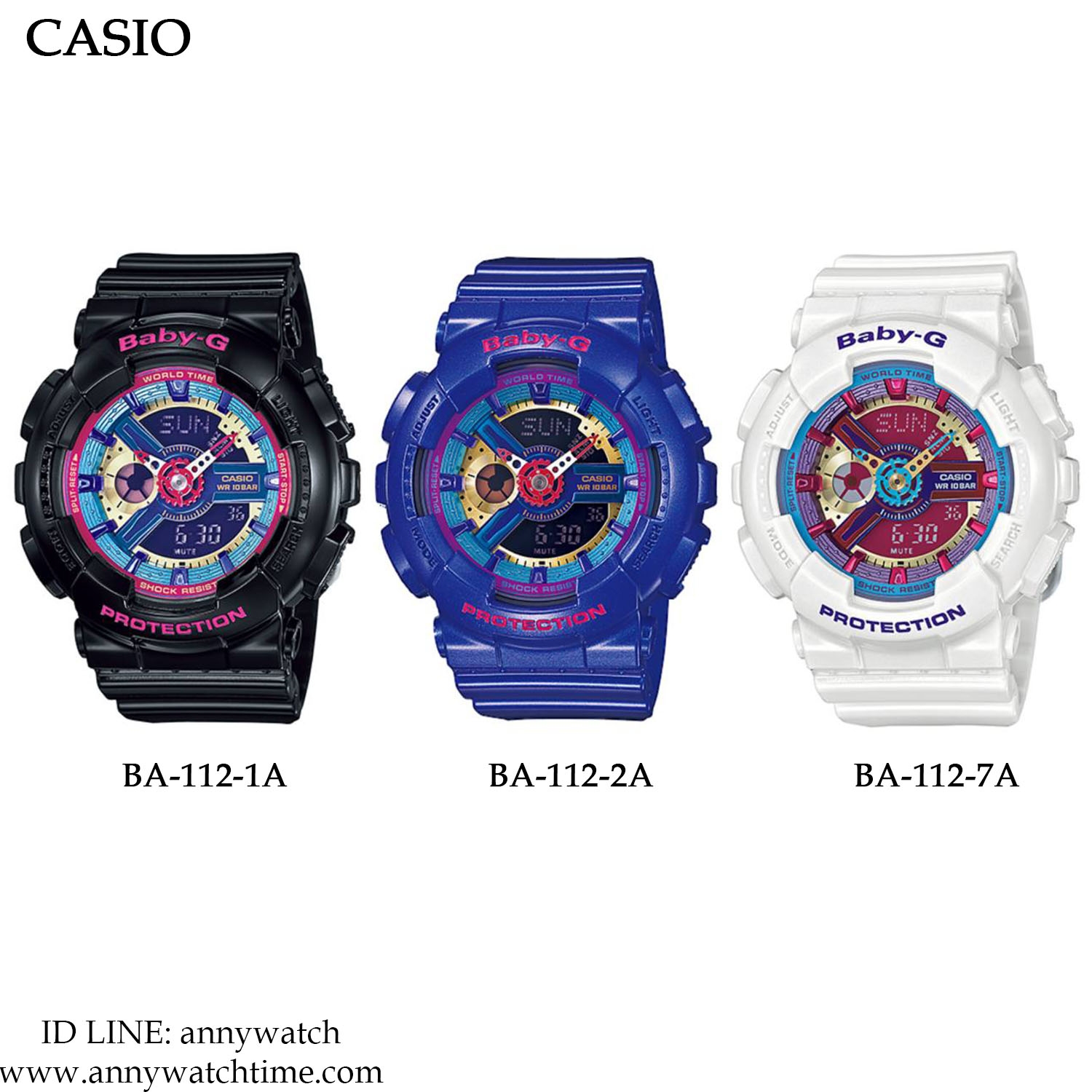 BABY-G BA-112-1A - จำหน่ายนาฬิกาของแท้ 100% รับซ่อมนาฬิกา จำหน่าย 