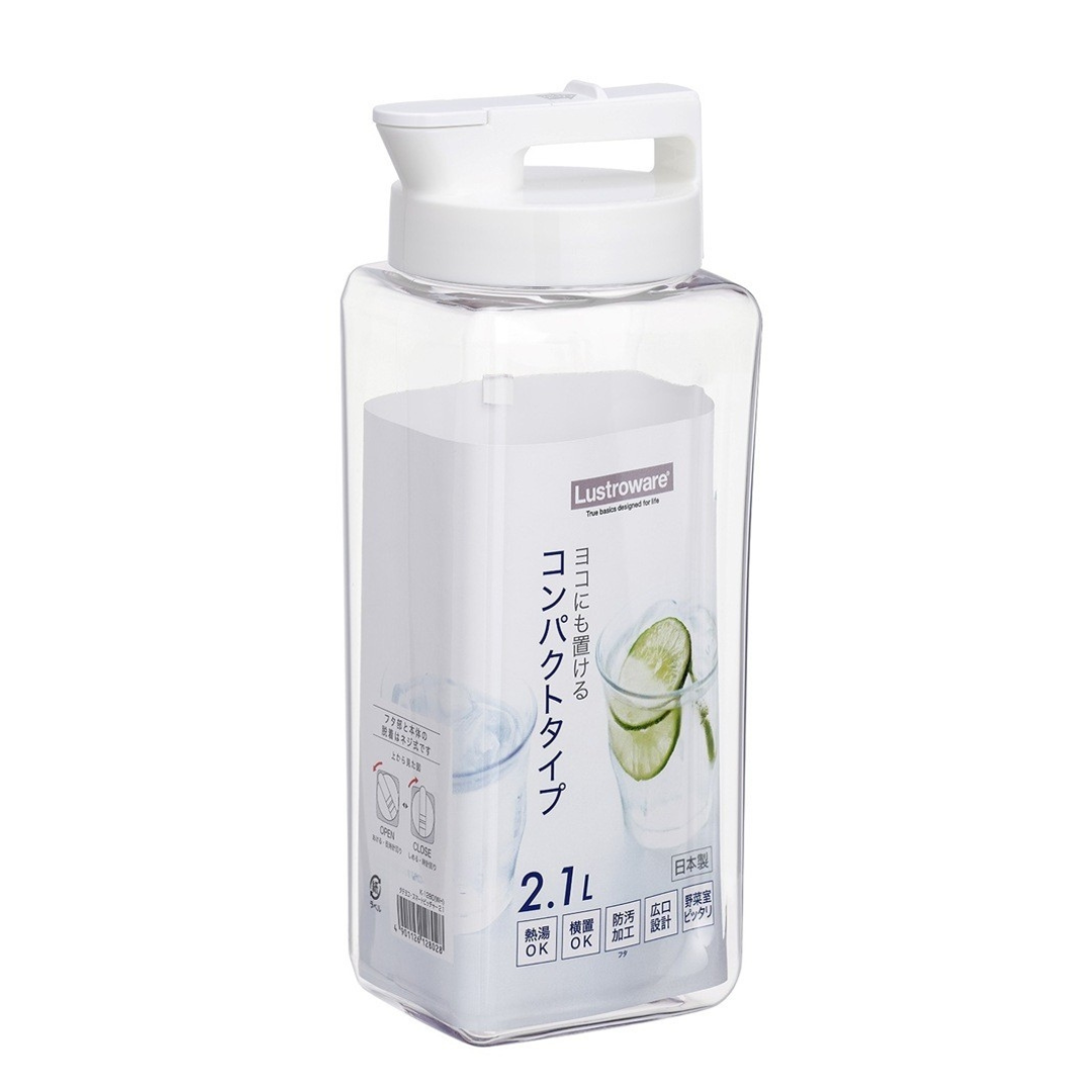 Lustroware Pitcher เหยือกพลาสติกสำหรับน้ำดื่ม กันหก ทนความร้อน ขนาด 2.1 ลิตร
