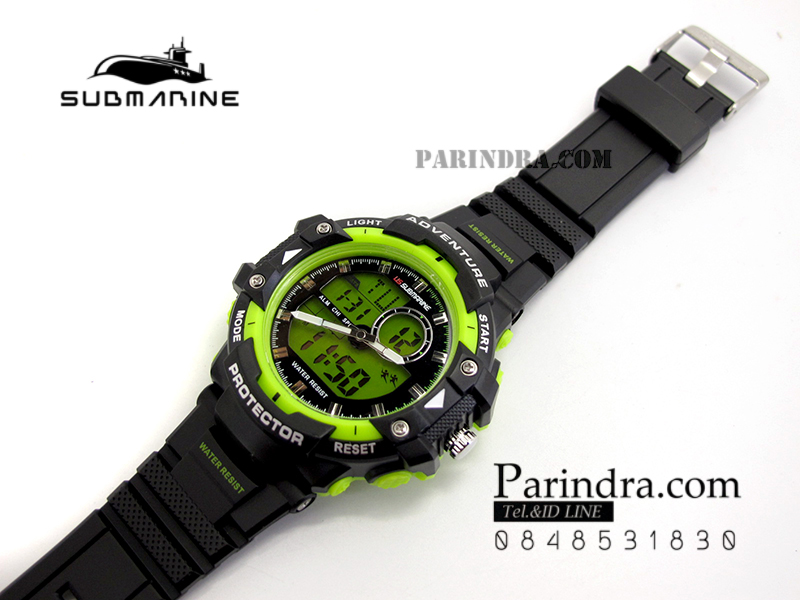 นาฬิกา US submarine TP3168M ดำ-เขียว