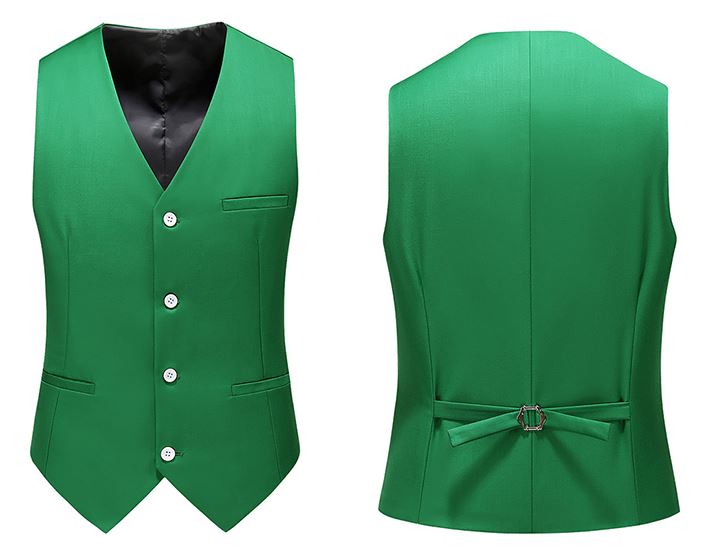 Pre-order ชุดสูทชาย สีเขียว สไตล์เกาหลี