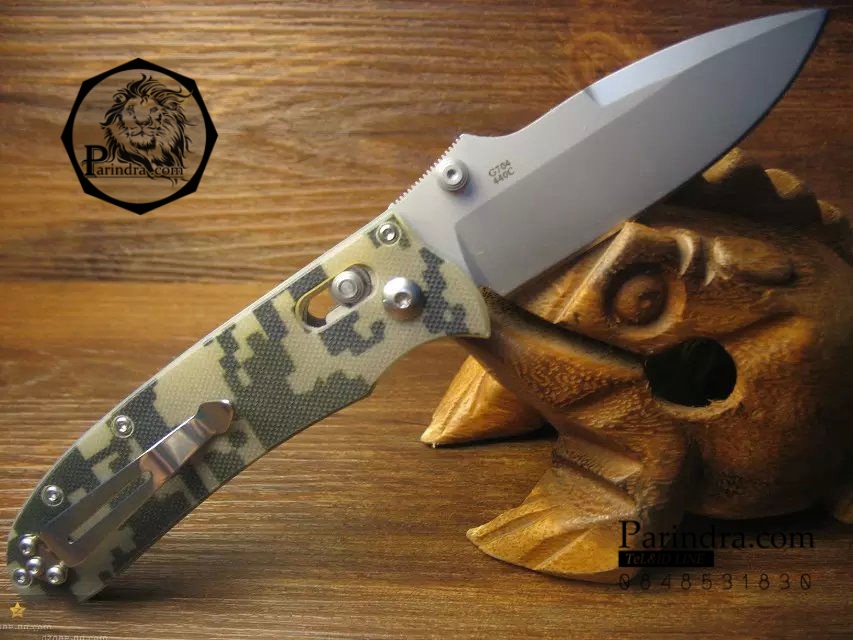 มีดพับ Ganzo รุ่น G704-CA CAMOUFLAGE สีลายพรางทหาร ของแท้ 100%