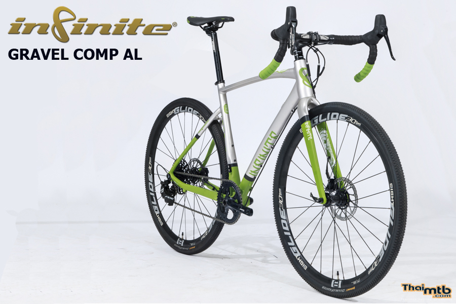 จักรยานเสือหมอบทางฝุ่น INFINITE GRAVEL COMP AL เฟรมอลู 11สปีด Sram APEX 700C