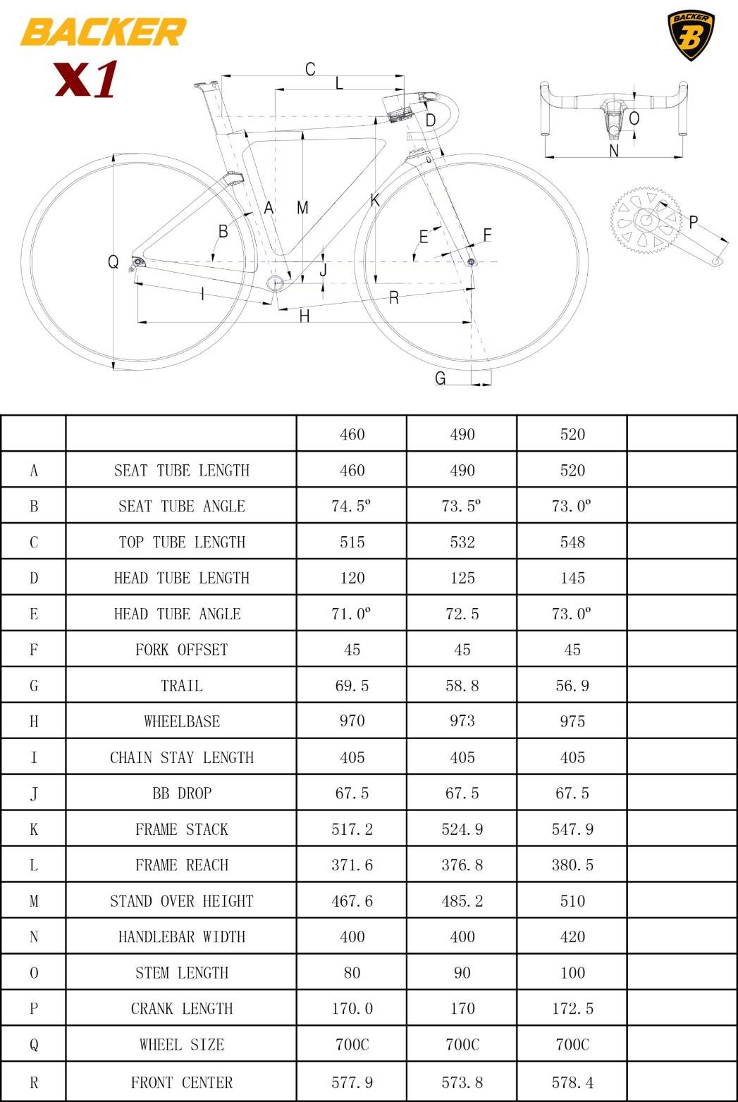 จักรยานเสือหมอบ Backer X1 Disc brake Carbon Raod bike เกียร์ Shimano 105 22 Speed ดิสน้ำมัน All New Backer X1 ปี 2022