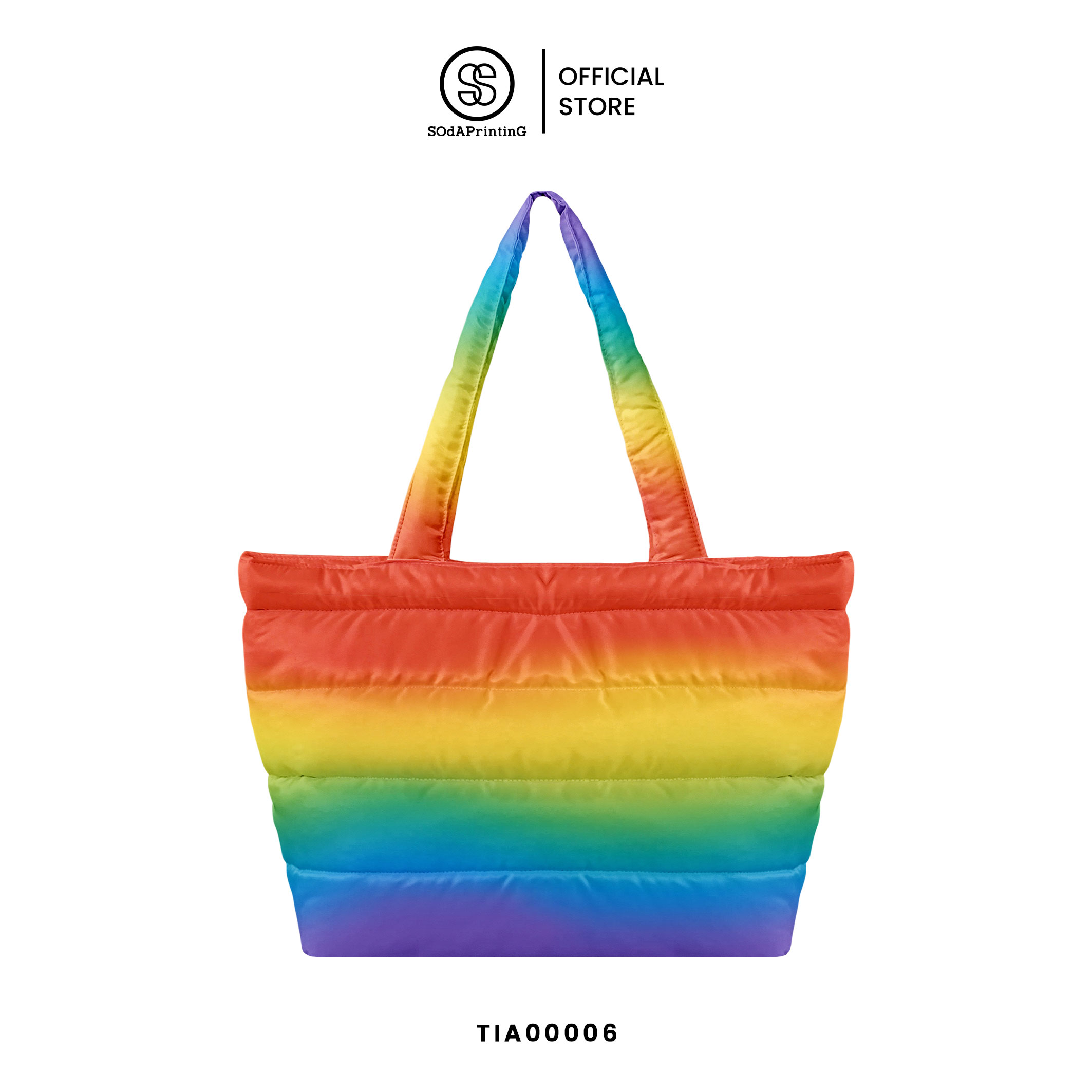 Fluffy Shopper Tote Bag Pride Month 2024 Secret Color Collection รหัส TIA00006 #SOdAPrintinG