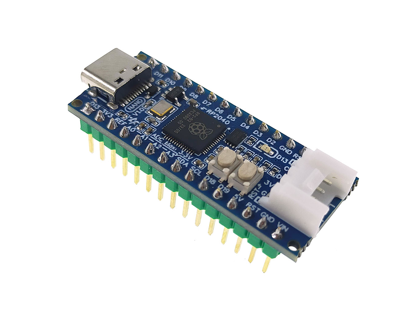 ArtronShop RP2 Nano บอร์ดทดแทน Arduino Nano พลัง Arm Cortex-M0+ 32-bits dual-core 2MB/264kB