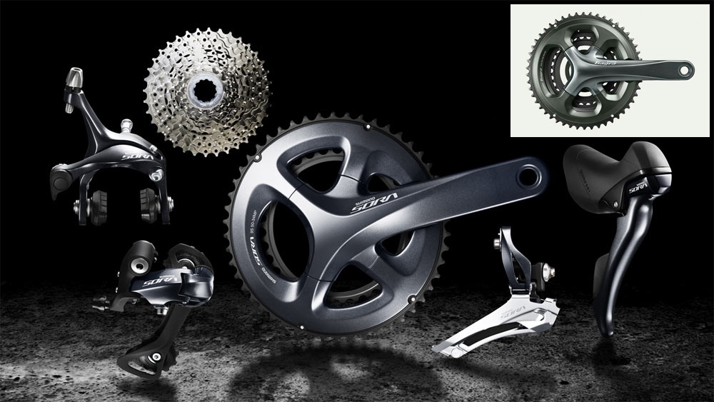 ชุดขับเสือหมอบ SHIMANO SORA GROUPSET 27, R3000, my2017 (3x9)