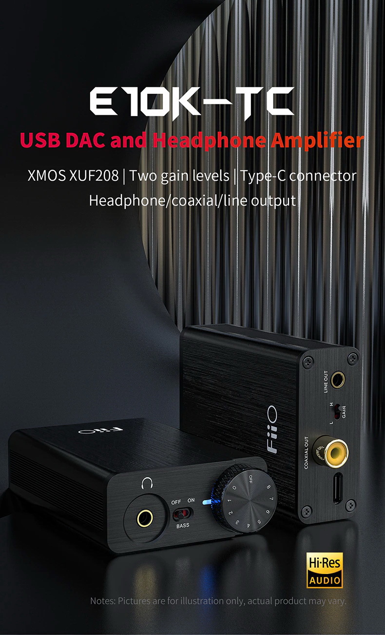 ขาย FiiO E10K-TC USB DAC + Amplifier 2 in 1 ประกันศูนย์ไทย
