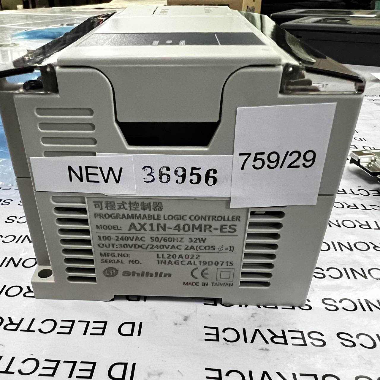 AX1N-40MR-ES PLC " SHIHLIN "