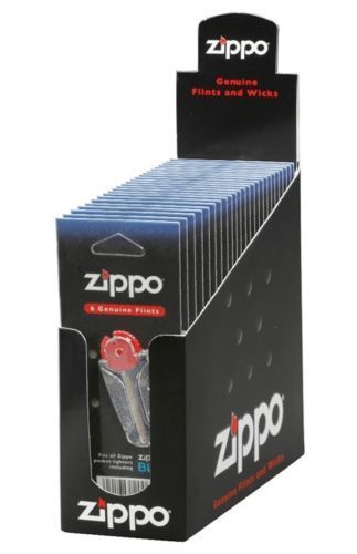 ถ่านไฟแช็ค Zippo แท้ - Genuine Zippo Flint สำหรับไฟแช็คแบบเติมน้ำมันรอนสันทุกชนิด ซองละ 40 บาท