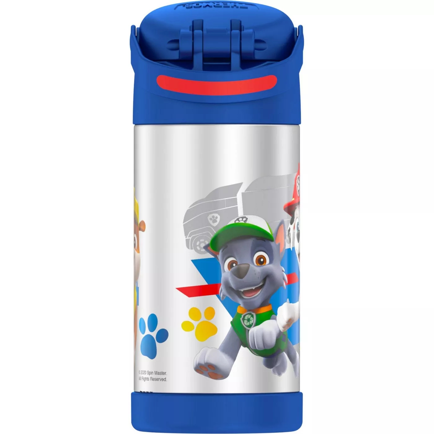 กระติกน้ำเก็บความเย็น มีหูหิ้ว Paw Patrol Thermos Vacuum Insulated Stainless Steel 12 Ounce Funtainer with Straw