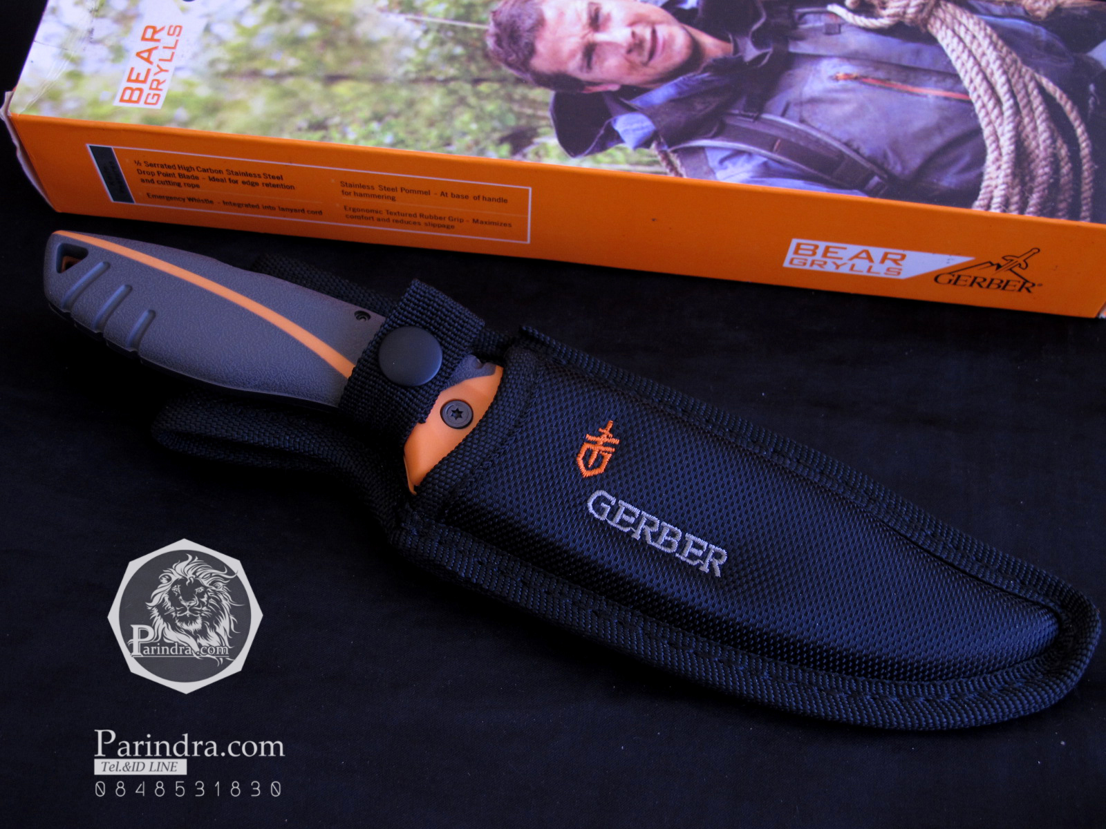 มีดใบตาย Gerber sheath knife model 31-000752 ปลายแหลมยาว ขนาด 10 นิ้ว (OEM)