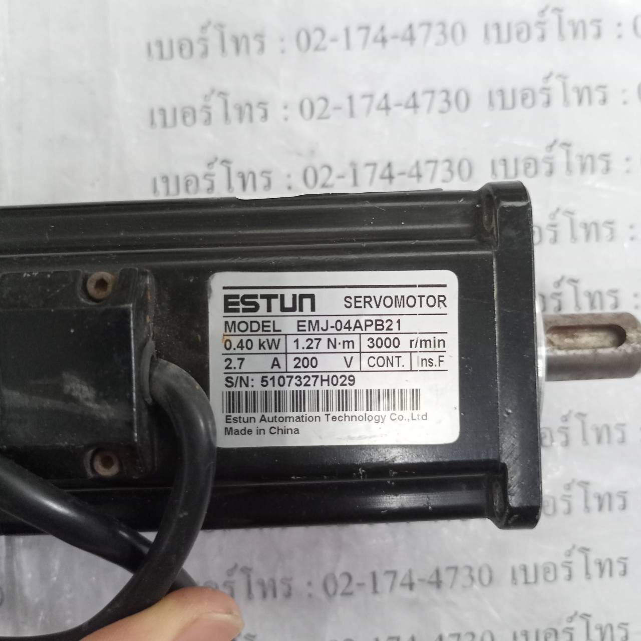 EMJ-04APB21 SERVO MOTOR " ESTUN "