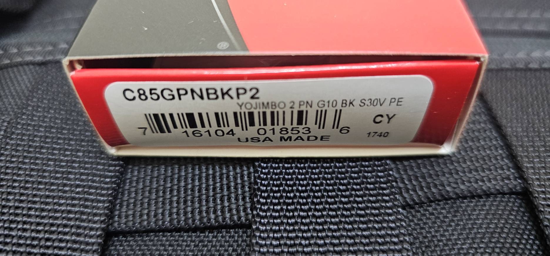 Spyderco Yojimbo 2 Sprint Run Knife Pink G-10 (3.2" Black CPM S30V)