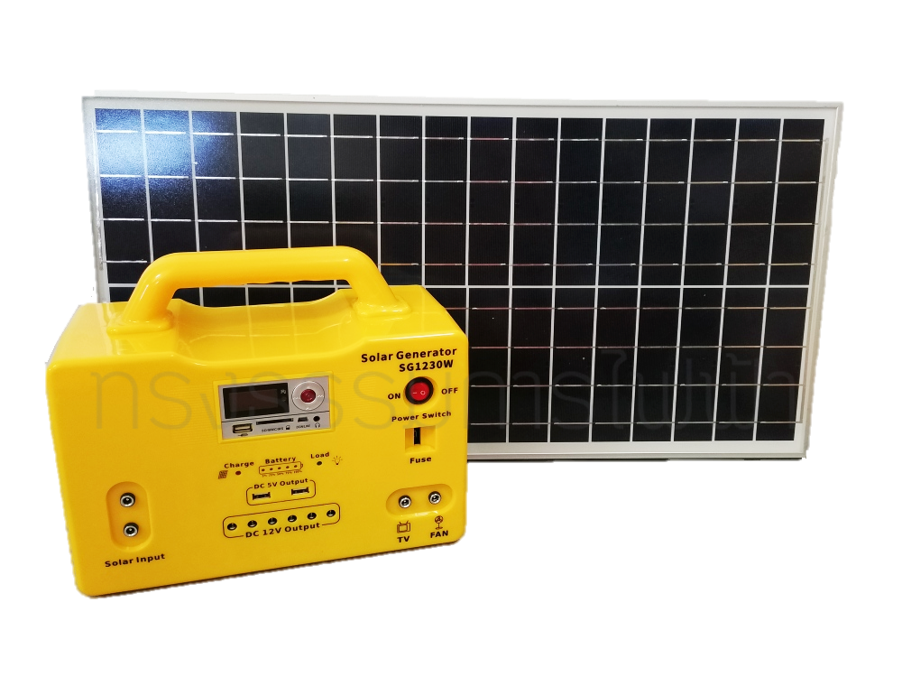 ชุดนอนนา-ชุดโซล่าเซลล์ กำลังไฟสูง 30Watt.ใช้งานได้ยาวนาน ตลอดคืน