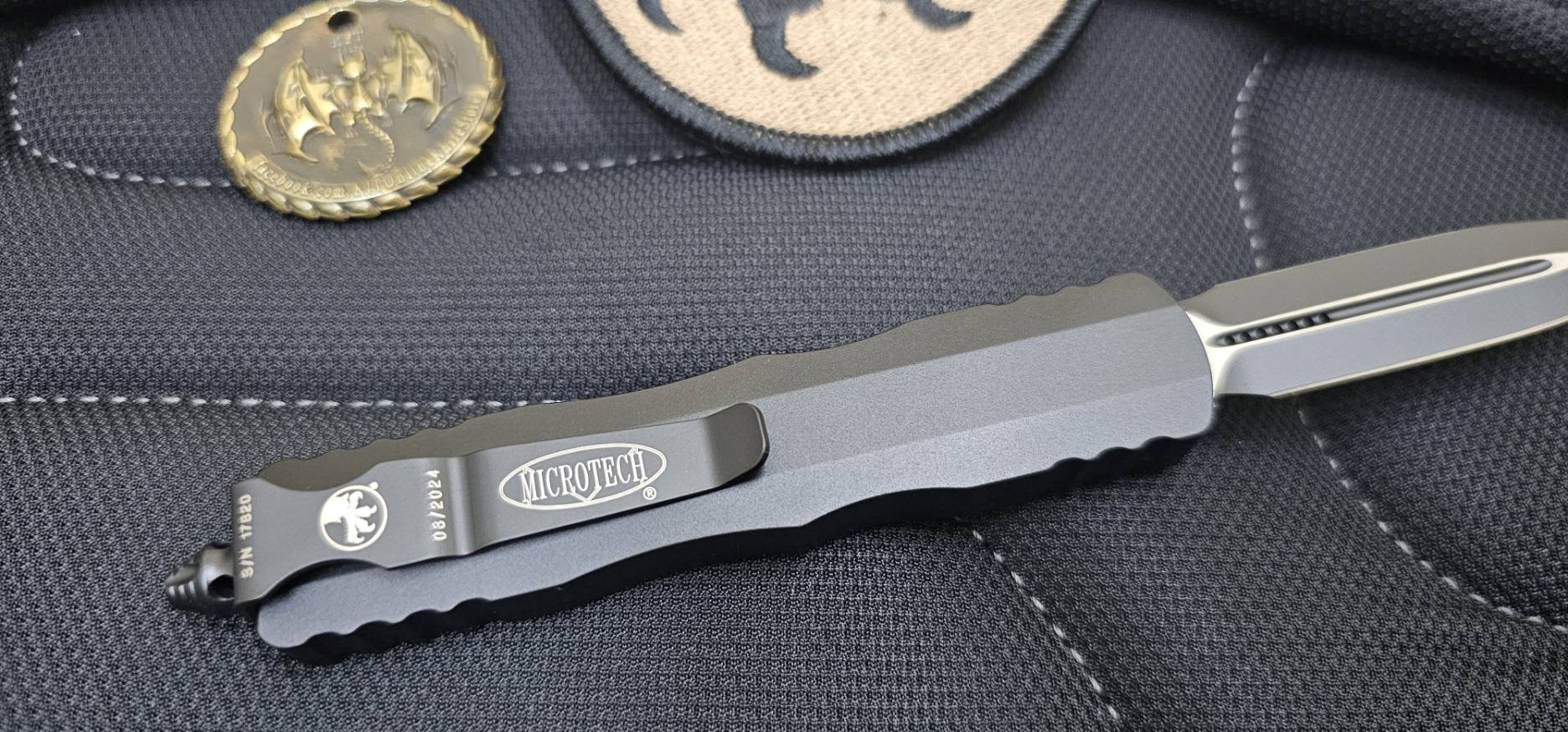 Microtech Dirac Dagger OTF Automatic Knife Black