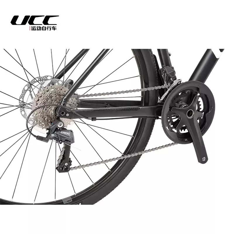 จักรยาน UCC New Gravel AL HD 18S 2025 | เฟรมอลูมิเนียม + ตะเกียบคาร์บอน | 18 สปีด | เบรกไฮดรอลิค