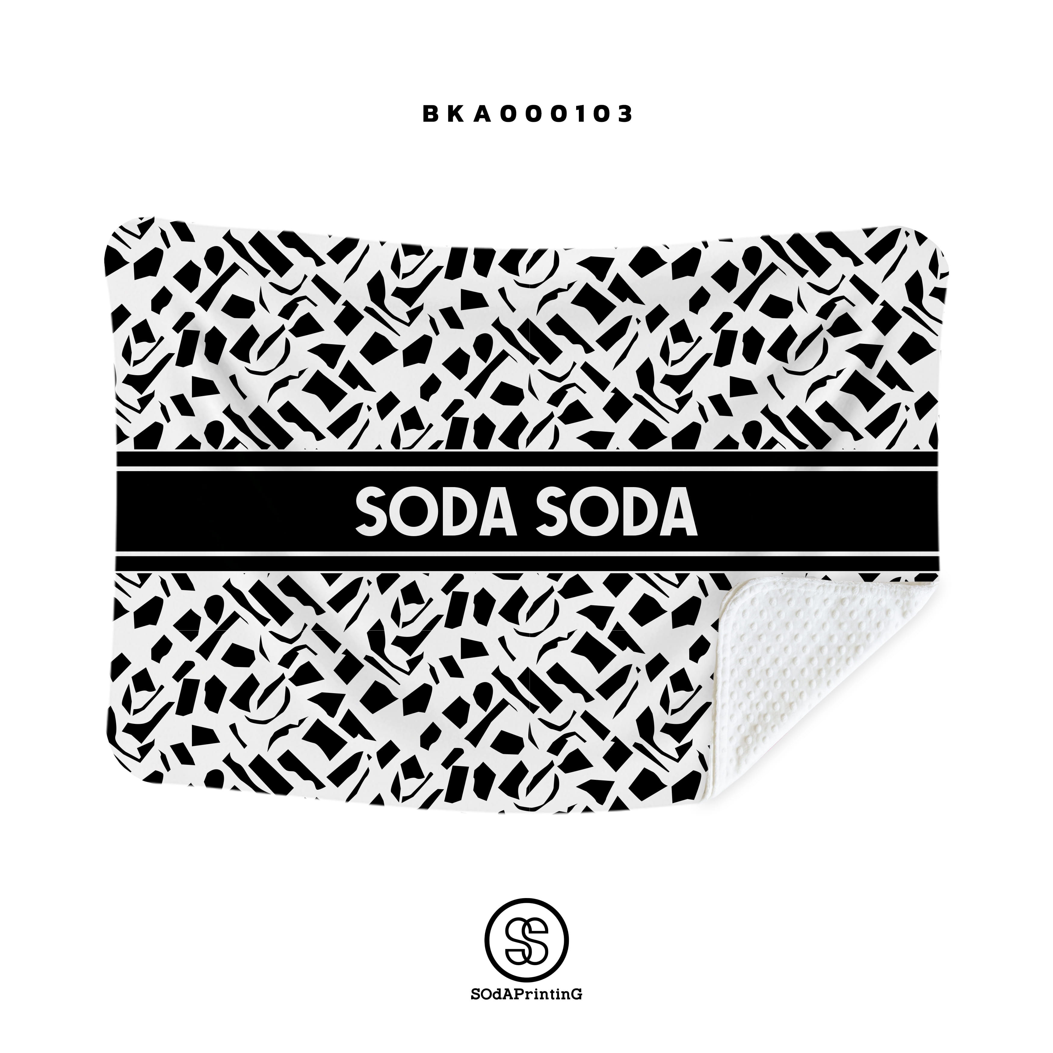 ผ้าห่ม ใส่ชื่อได้ Art1 รหัส BKA00103 #SOdAblanket #SOdAhome
