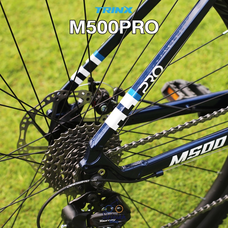 จักรยานเสือภูเขา TRINX M500PRO MTB 29ER เฟรมอลู ชุดเกียร์ 24 สปีด ดุมแบร์ริ่ง ,NEW 2025