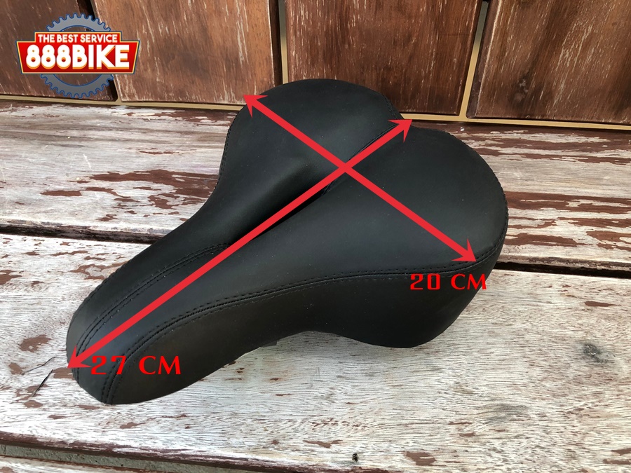 เบาะจักรยานแบบหนานุ่ม จัมโบ้ " VEDA " มีร่องกลาง, VEDA-109